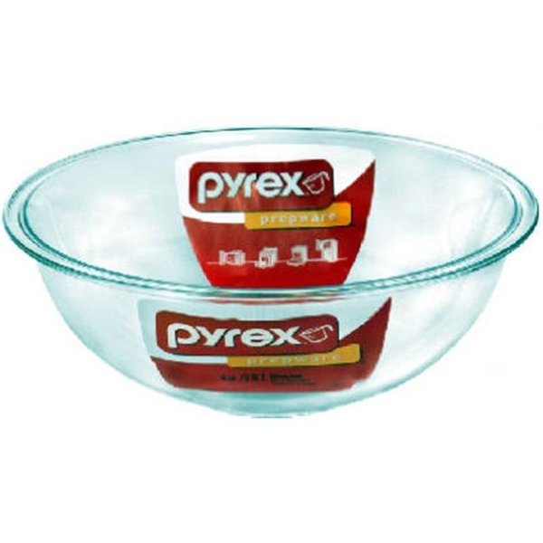 Pyrex Pyrex 6001043 4 QT Clear Mixing Bowl - Pack Of 4 727594